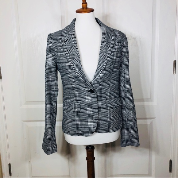 Merona Jackets & Blazers - Merona Houndstooth | Plaid Women’s Blazer